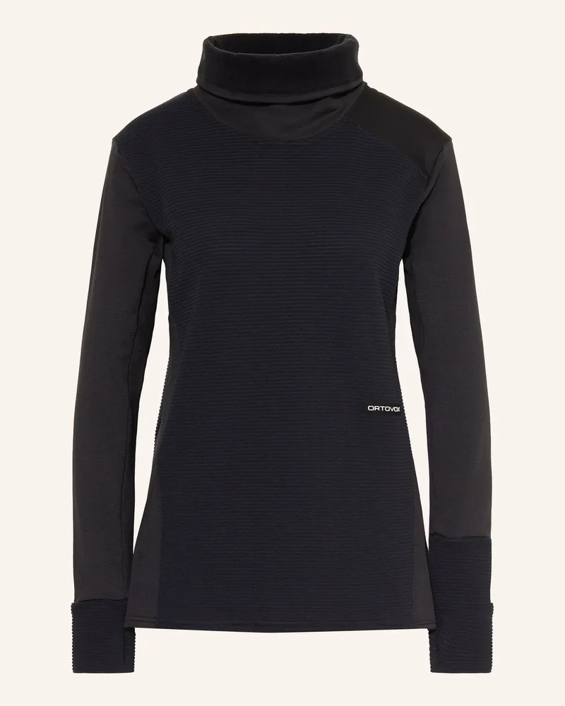 Ortovox Fleecepullover Fleece Cord Mit Merinowolle schwarz Schwarz