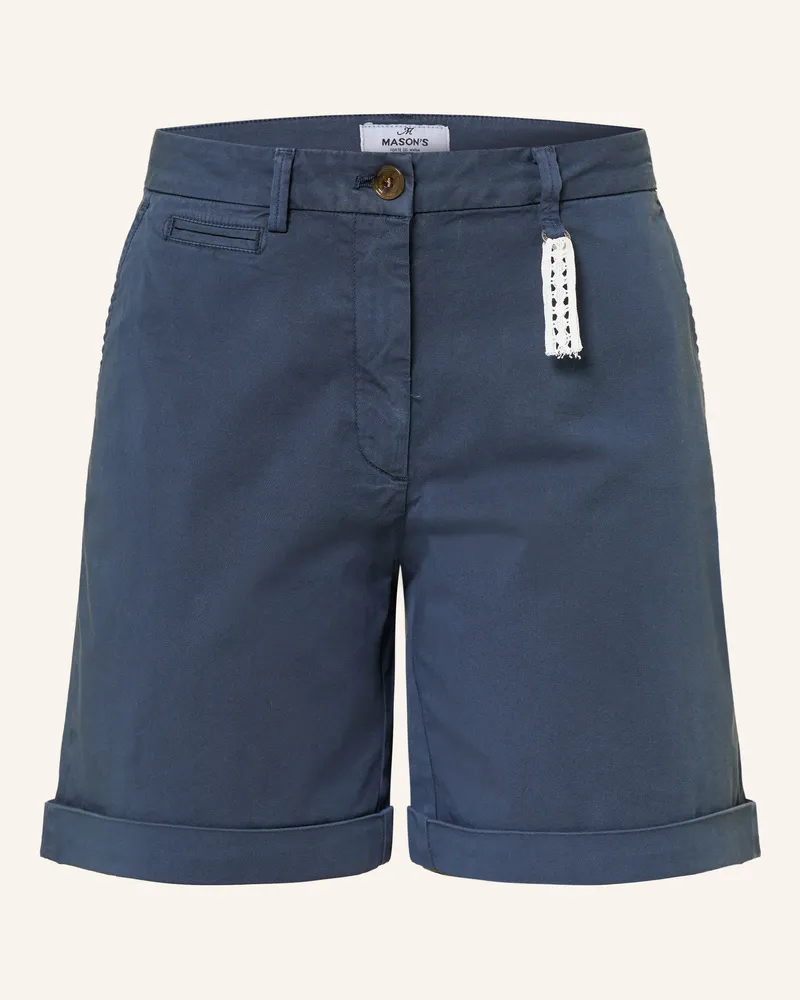 Mason's Chinoshorts JAQUELINE Dunkelblau