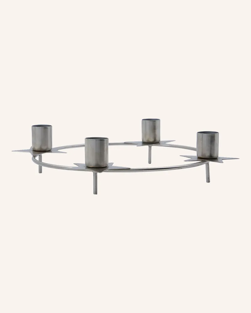 House Doctor Kerzenhalter silber Silber