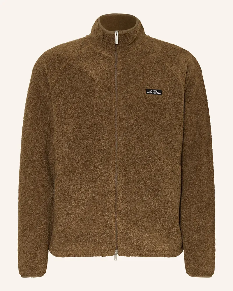 LES DEUX Teddyfell-Jacke CREED Braun