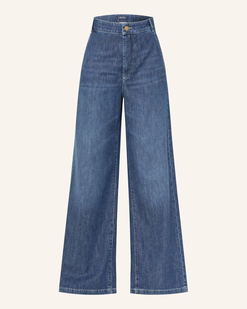 Max Mara Wide Leg Jeans Gelato blau 008