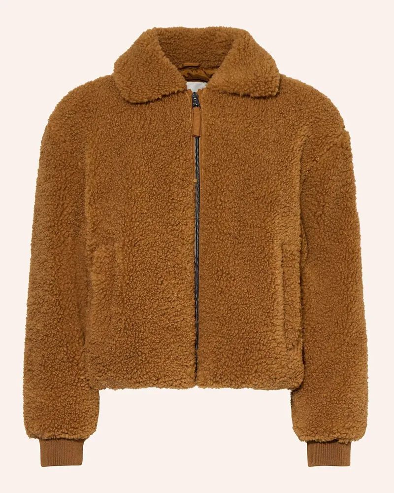 Garcia Jeanswear Teddyfell-Jacke Cognac