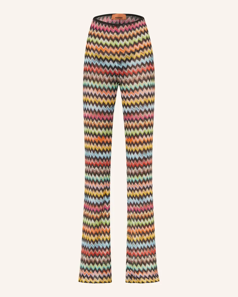 Missoni Strickhose Mit Glitzergarn schwarz Schwarz