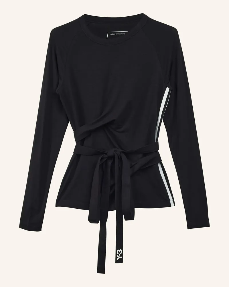 Y-3 Y-3 Longsleeve schwarz Schwarz