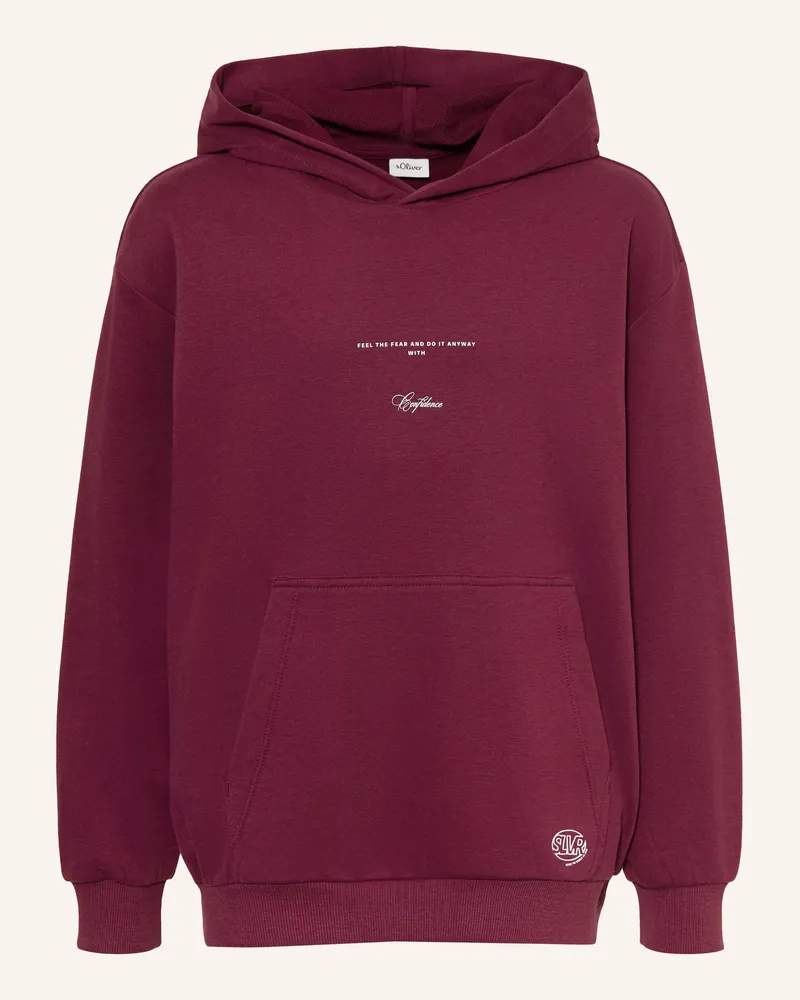 S.Oliver Hoodie rot Dunkelrot