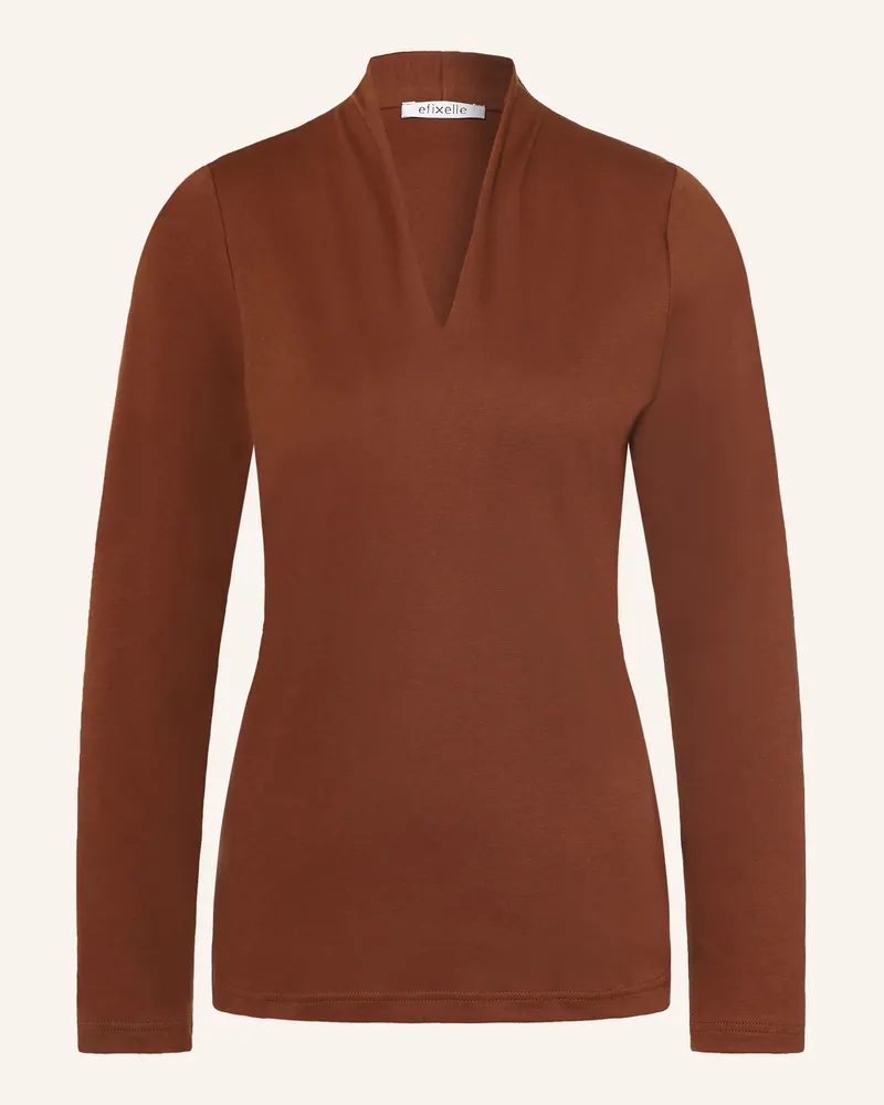 Efixelle Longsleeve braun Braun