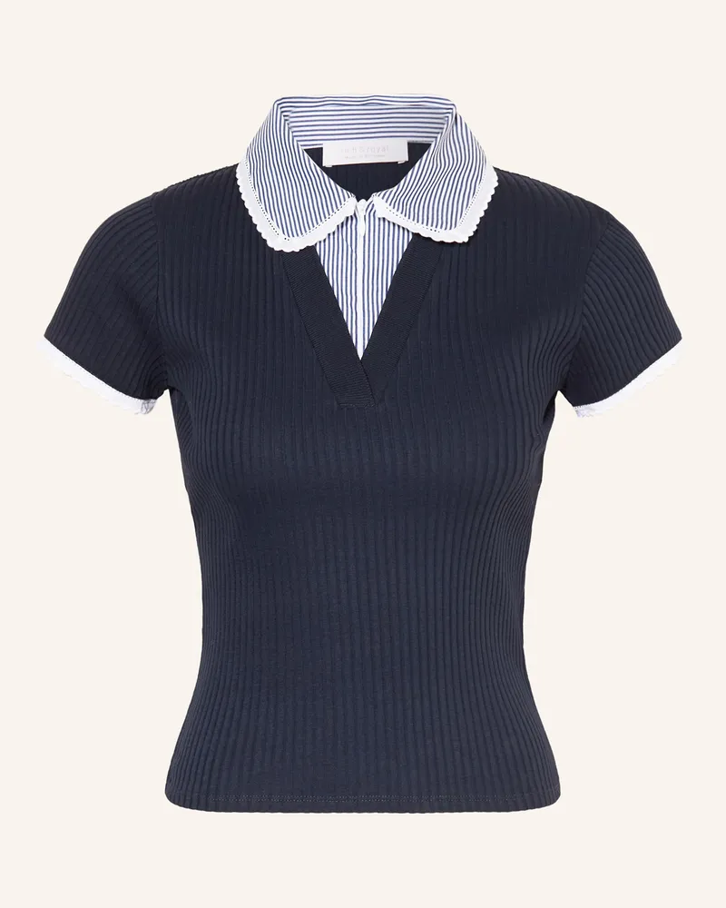 Rich&Royal Jersey-Poloshirt blau Dunkelblau