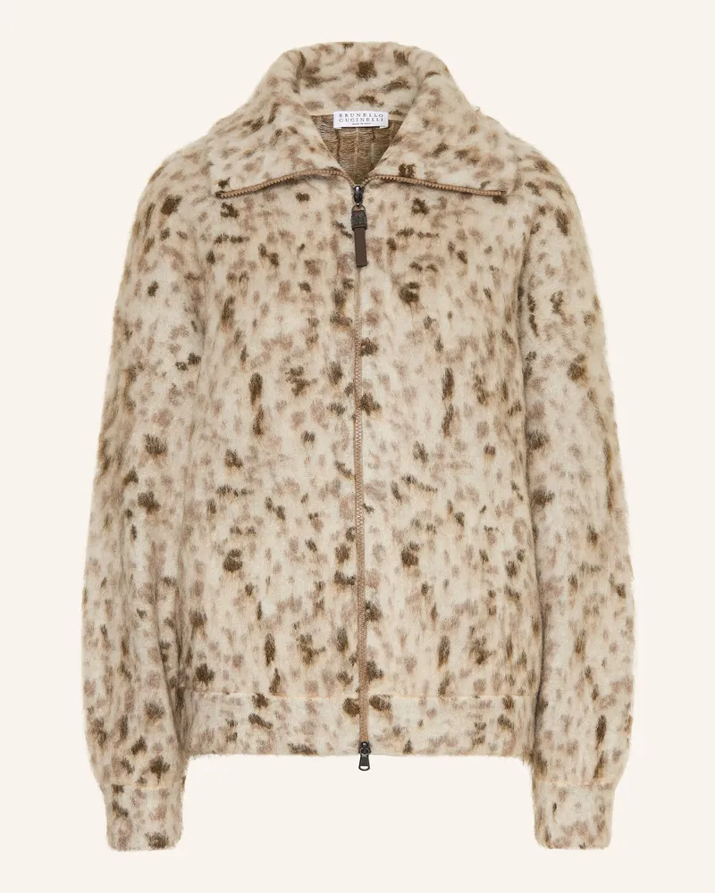 Brunello Cucinelli Strickjacke Mit Mohair beige Creme