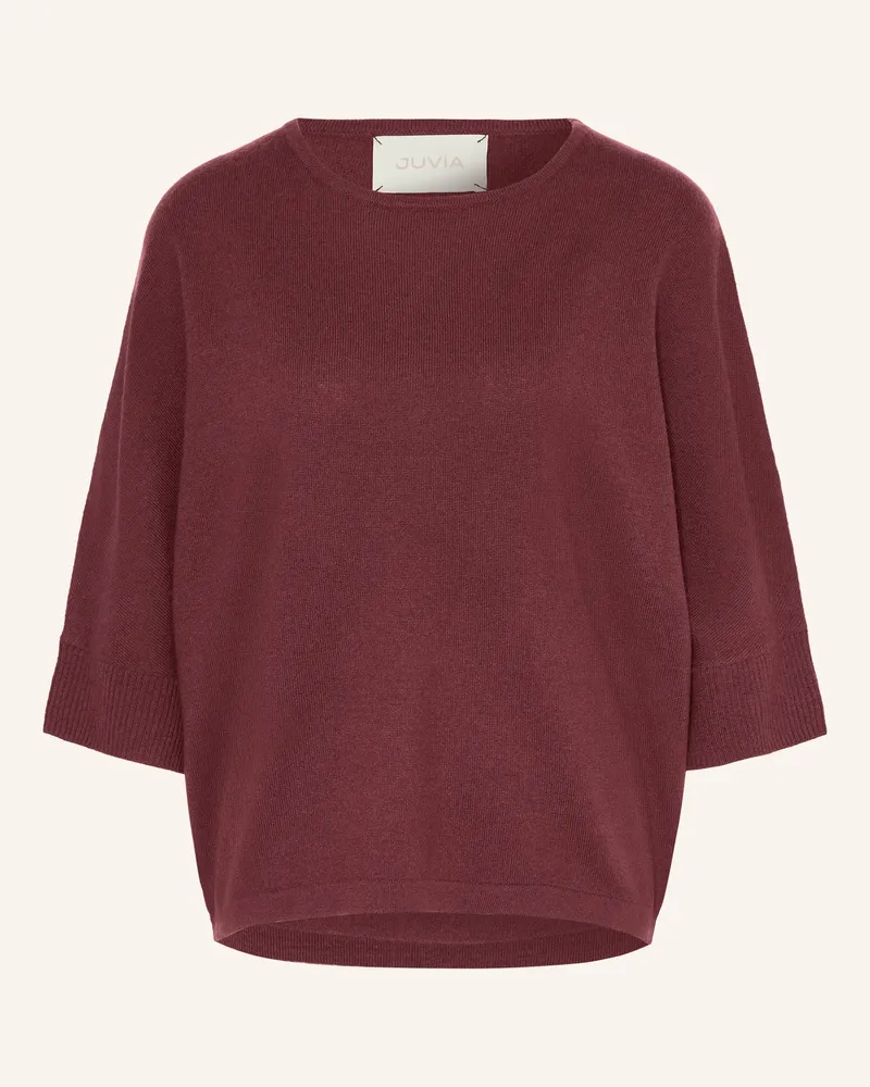 Juvia Pullover Blanca Mit 3/4-Arm rot Dunkelrot