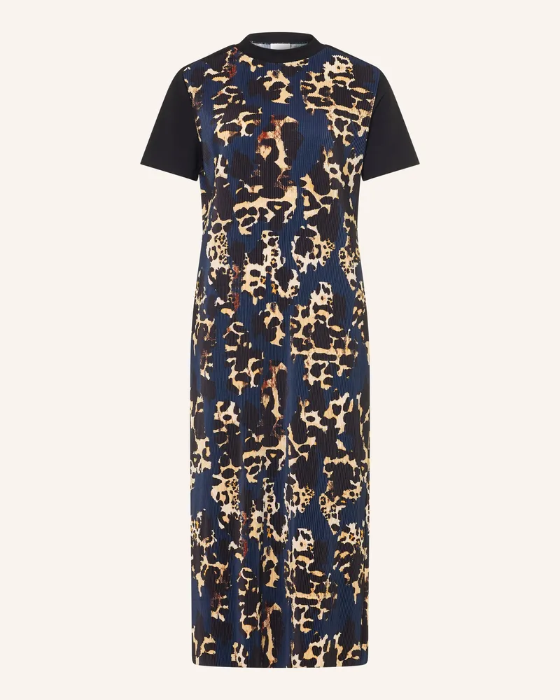 Sportalm Plisseekleid Im Materialmix blau Dunkelblau