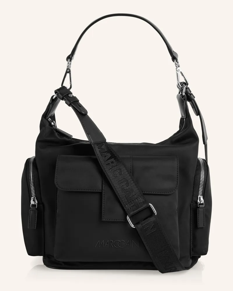 Marc Cain Schultertasche schwarz Schwarz