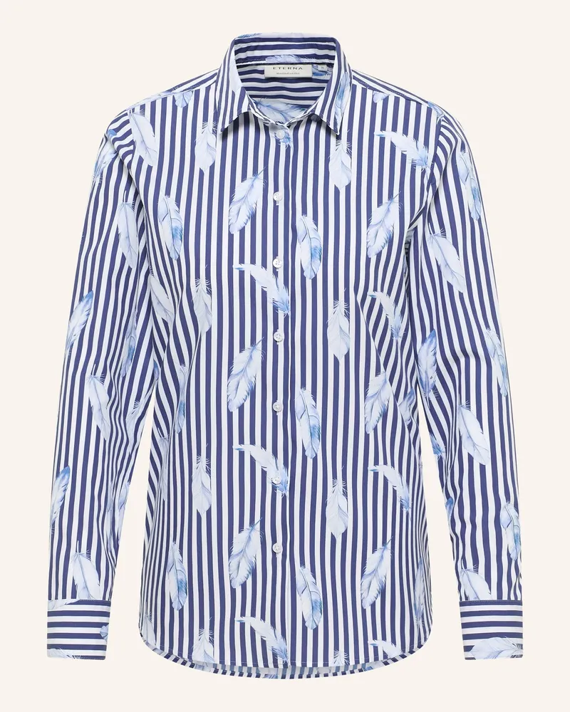 Eterna Bluse REGULAR FIT Blau