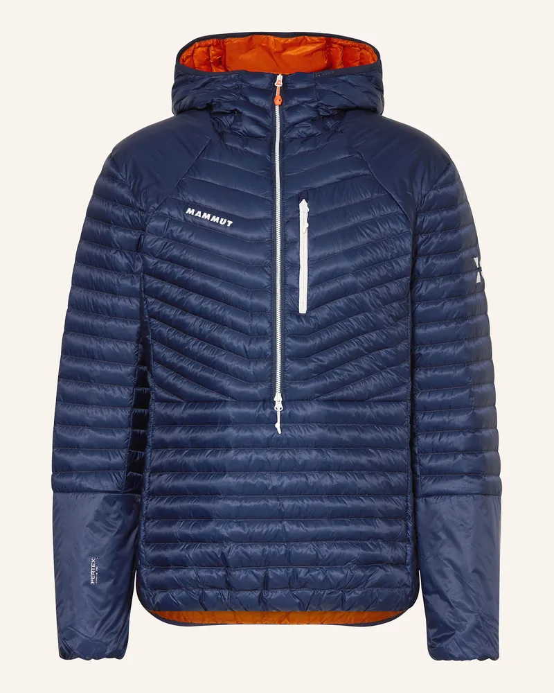 Mammut Lightweight-Daunenjacke EIGER SPEED IN HALF ZIP HOODIE Dunkelblau