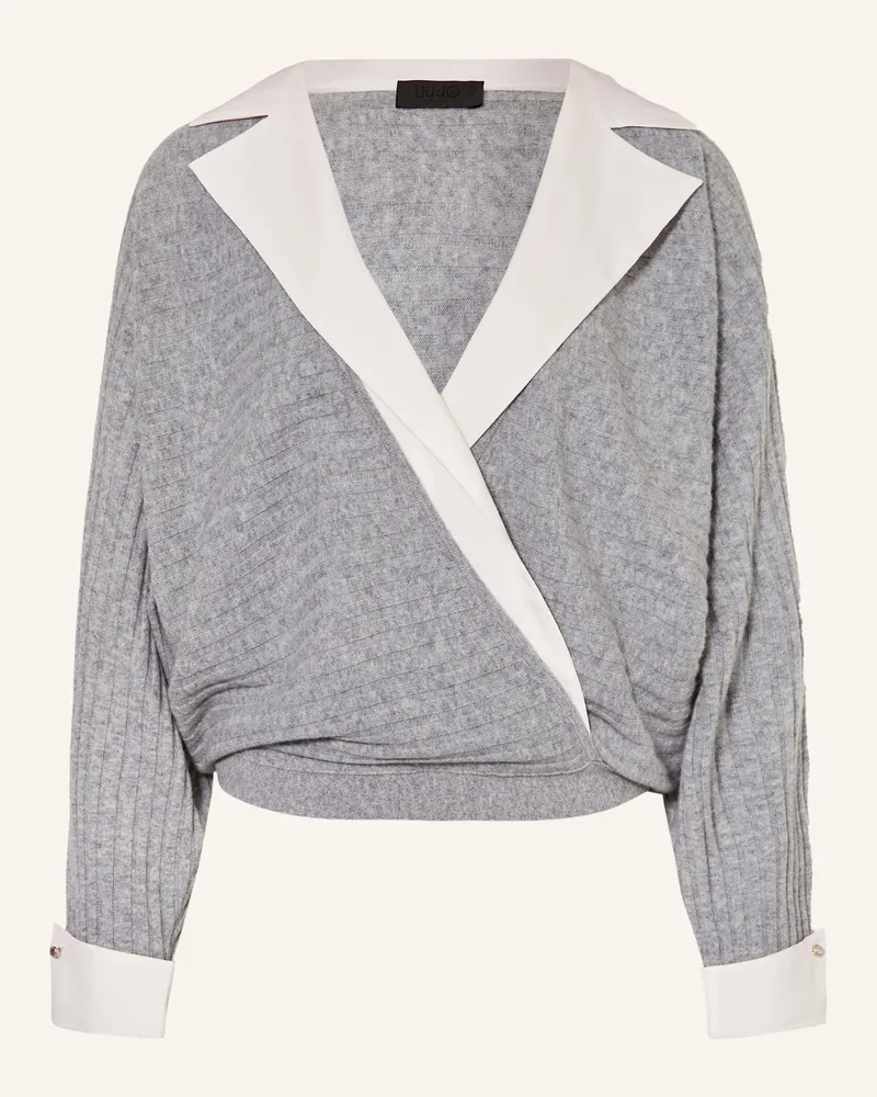 Liu Jo Wickelpullover Hellgrau