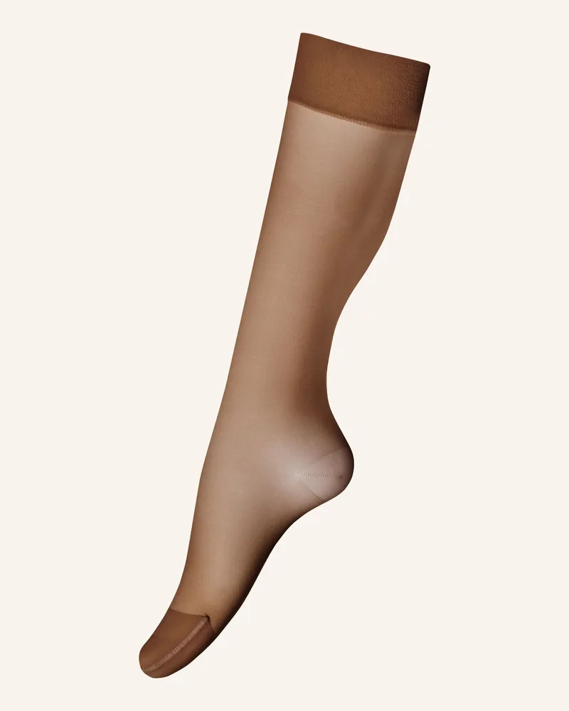 ITEM m6 Fein-Kniestrümpfe Invisible braun Hellbraun