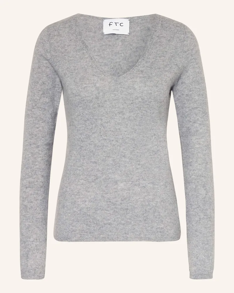 FTC Cashmere Cashmere-Pullover Grau