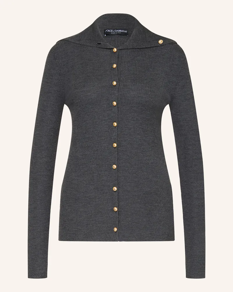 Dolce & Gabbana Strickjacke grau Grau