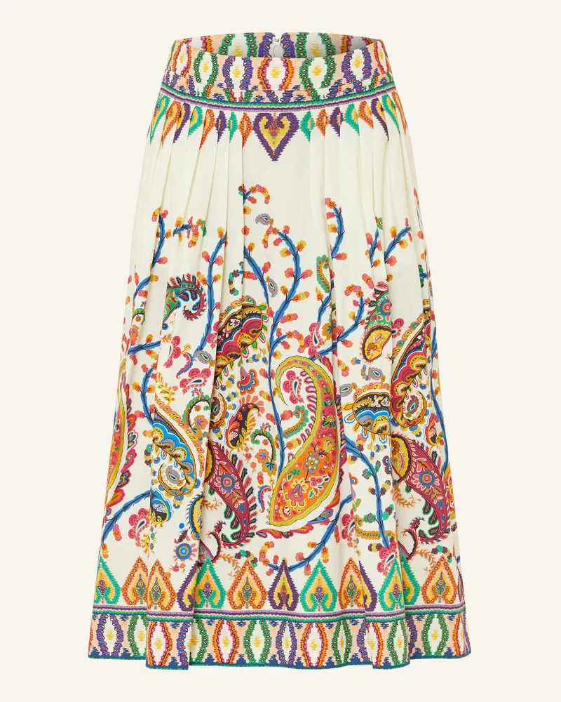 Etro Faltenrock Ecru