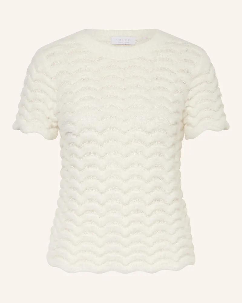 Rich&Royal Strickshirt mit Pailletten Ecru