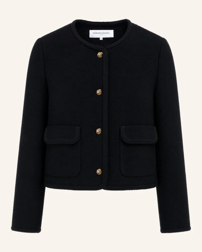 Gerard Darel Jacke Judye schwarz Schwarz
