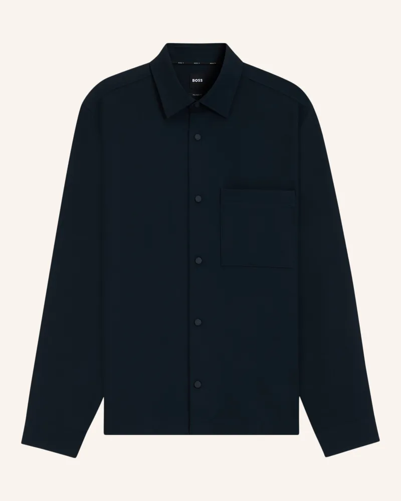 HUGO BOSS Casual Hemd P-LEO-KENT-1P-C1-25 Relaxed Fit Dunkelblau