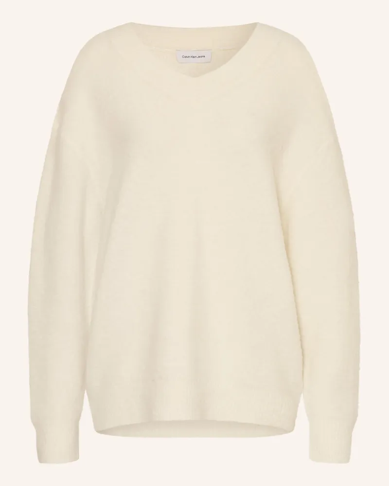 Calvin Klein Pullover weiss Ecru