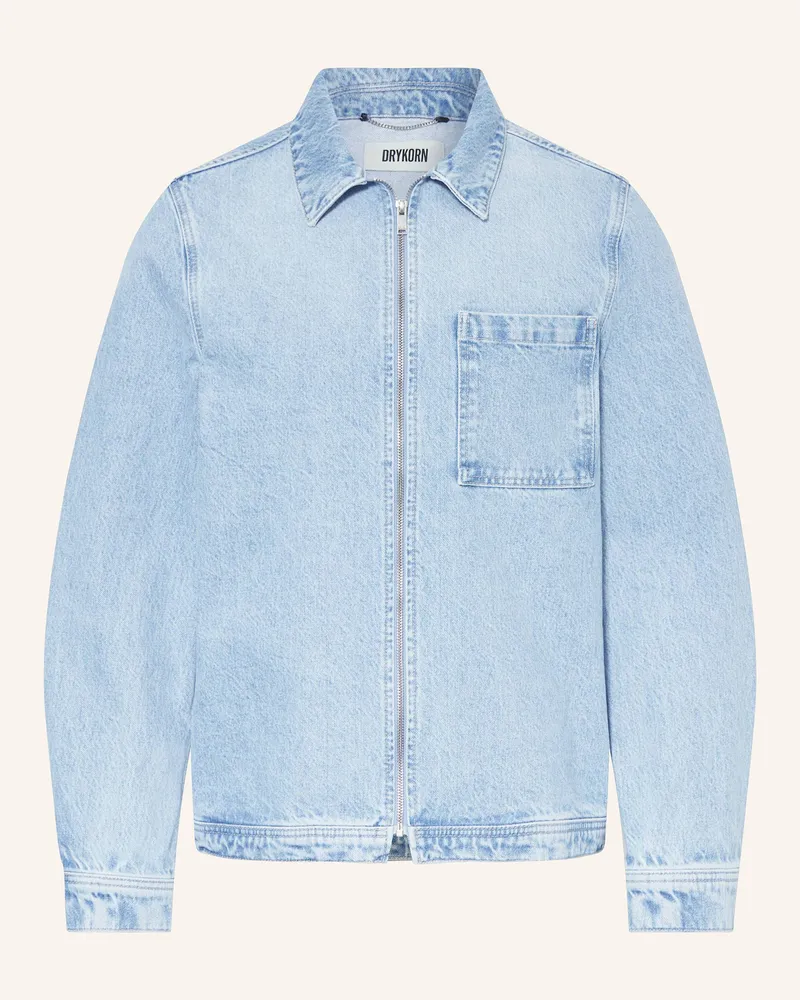 Drykorn Jeans-Overjacket Nikano blau Hellblau