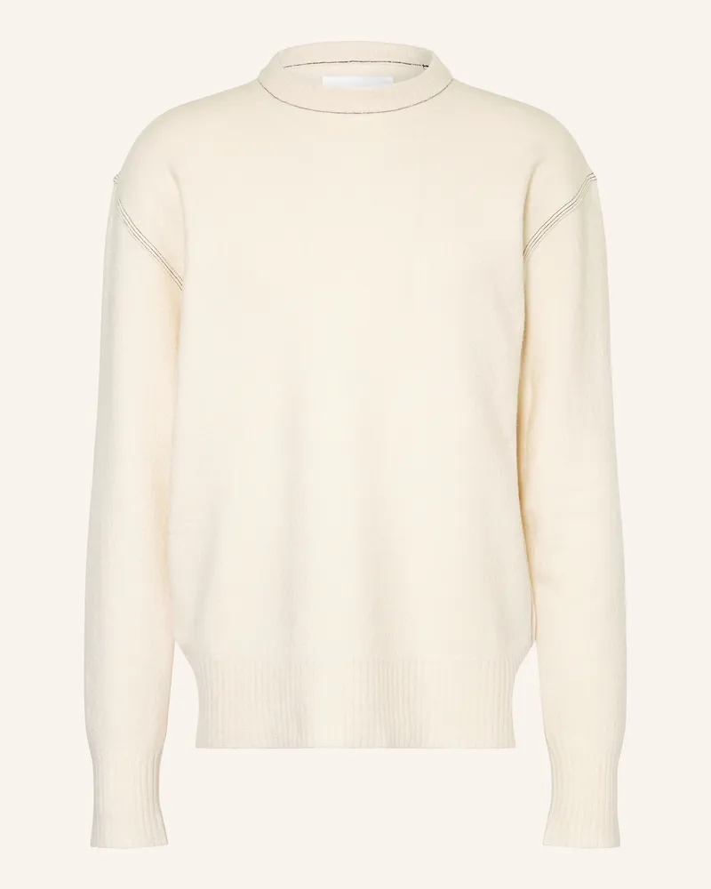 Jil Sander Pullover weiss Ecru
