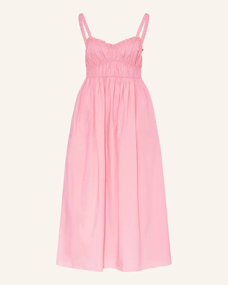 HUGO BOSS Kleid DALZA mit Rüschen Pink