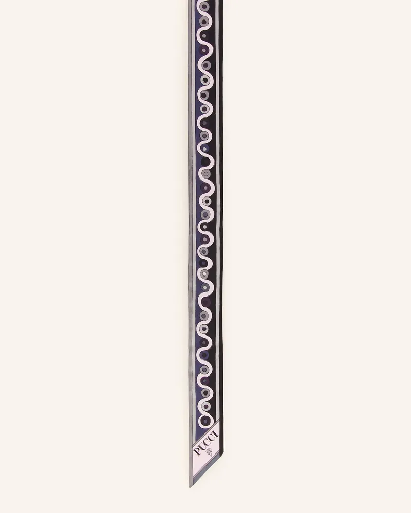 Emilio Pucci Seidentuch Schwarz