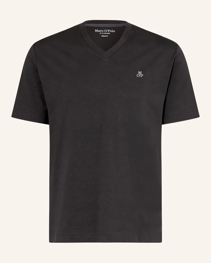 Marc O'Polo T-Shirt schwarz Schwarz