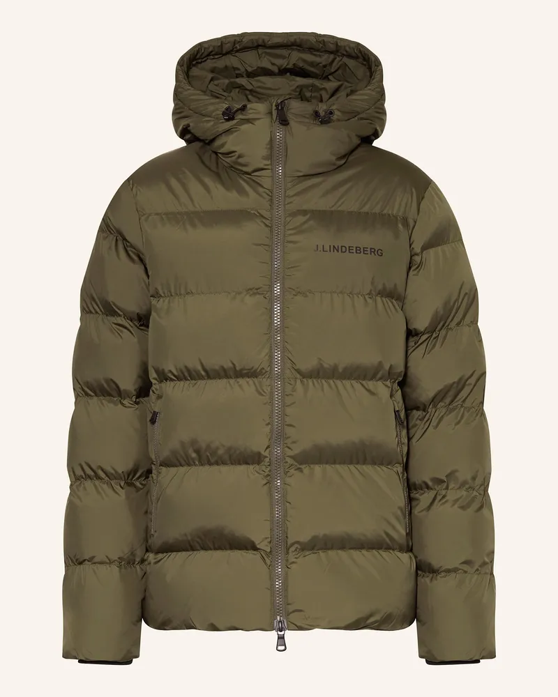 J.Lindeberg Steppjacke Dunkelgrün