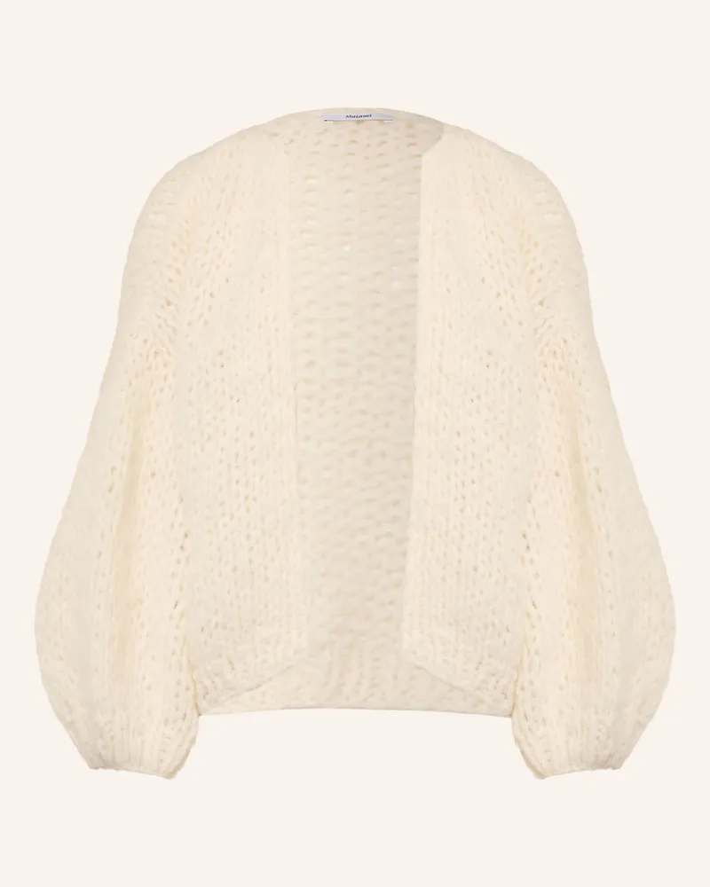 MAIAMI Strickhülle Mit Alpaka beige Creme
