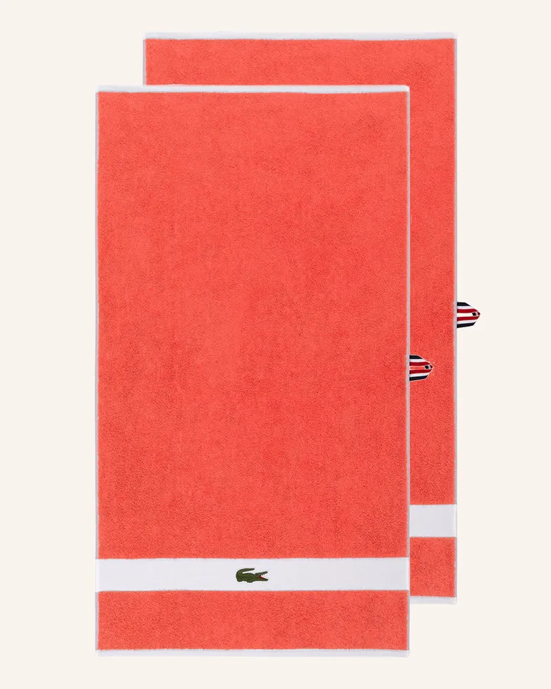 Lacoste Handtuch Lcasual orange Hellorange