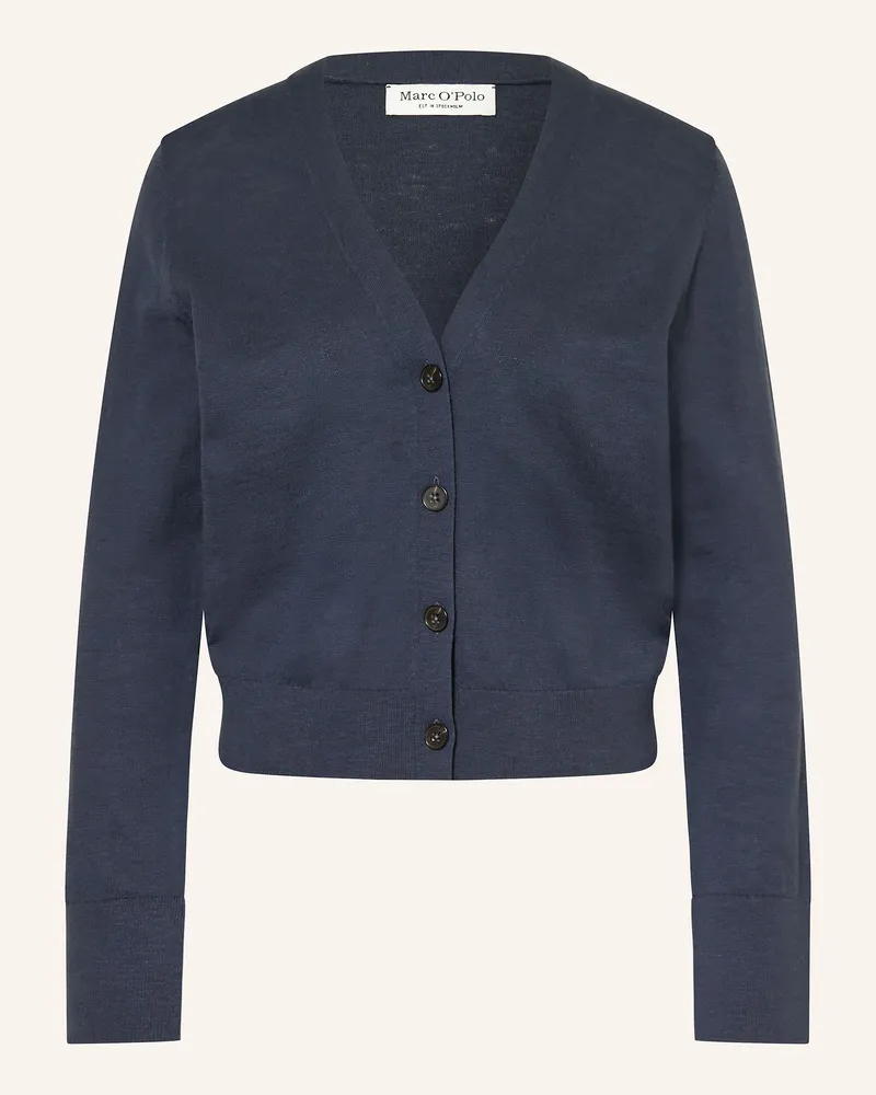 Marc O'Polo Strickjacke Dunkelblau
