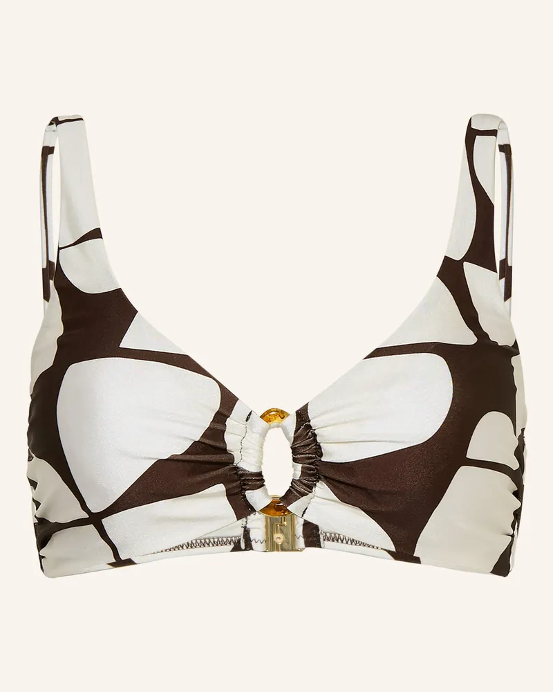Mrs & HUGS Bralette-Bikini-Top braun Dunkelbraun
