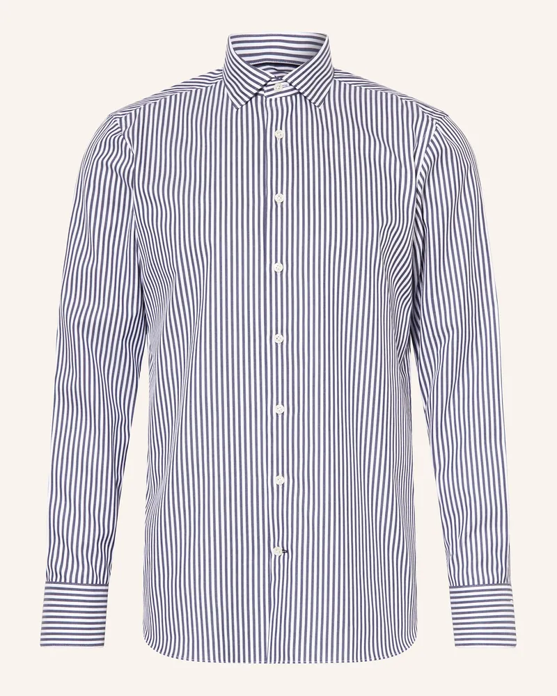 Olymp Hemd Tailored Fit blau Dunkelblau