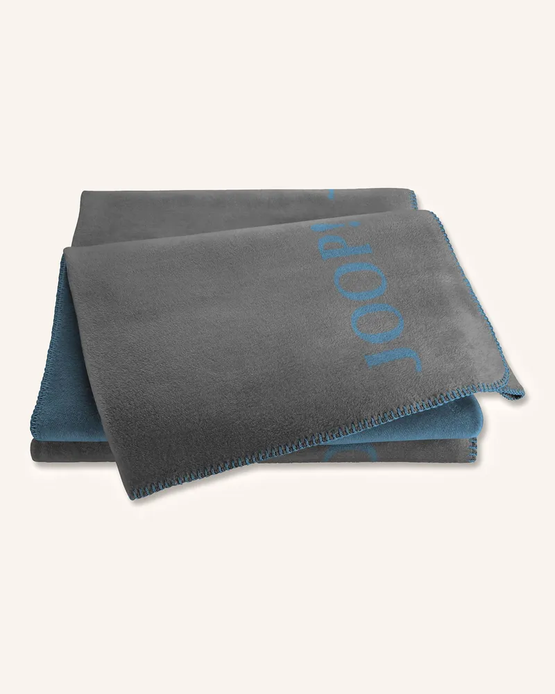 JOOP! Plaid Joop! Repeat grau Dunkelgrau