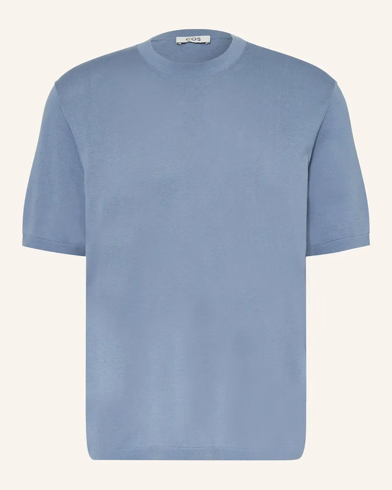 COS Strickshirt Blau