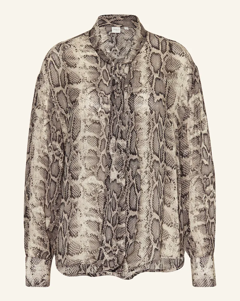 Eterna Schluppenbluse Taupe
