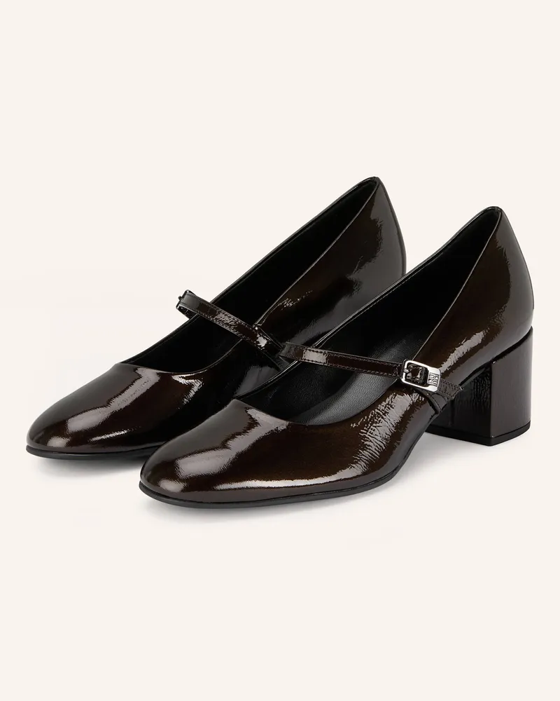 Högl Mary-Jane-Pumps Dunkelbraun