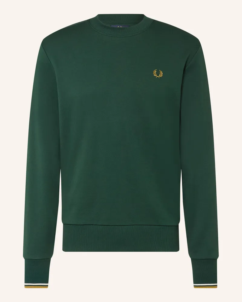 Fred Perry Sweatshirt gruen Dunkelgrün