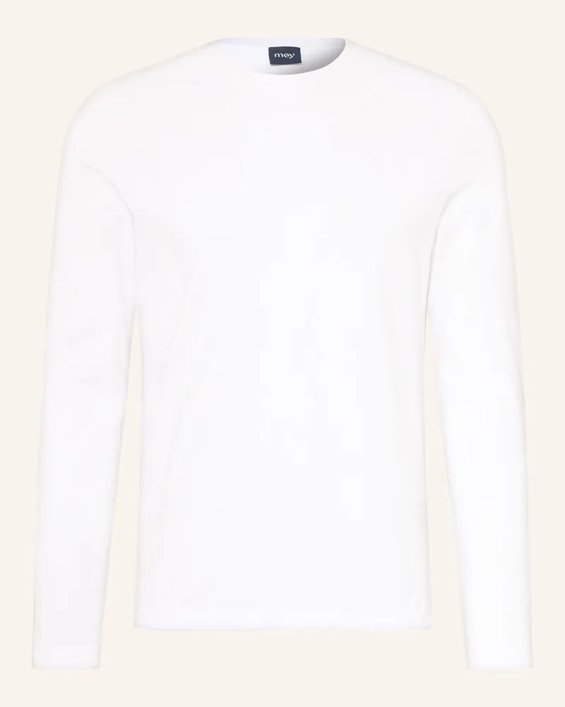Mey Schlafshirt Serie Relaxed Tuned weiss Weiss