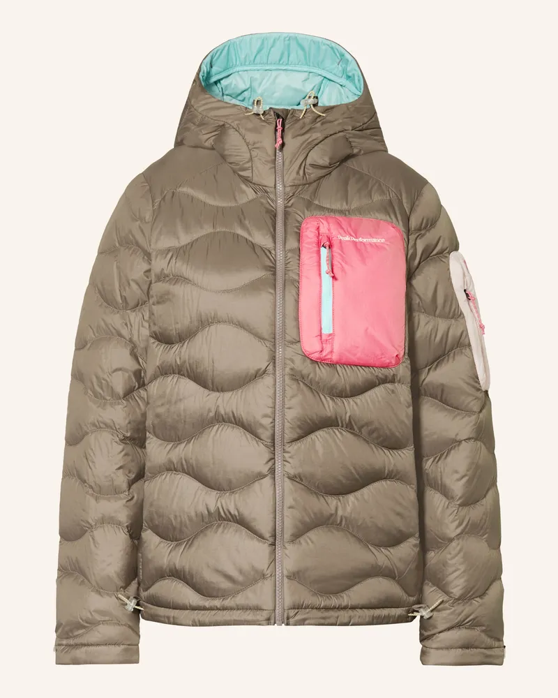 Peak Performance Daunenjacke Helium braun Taupe