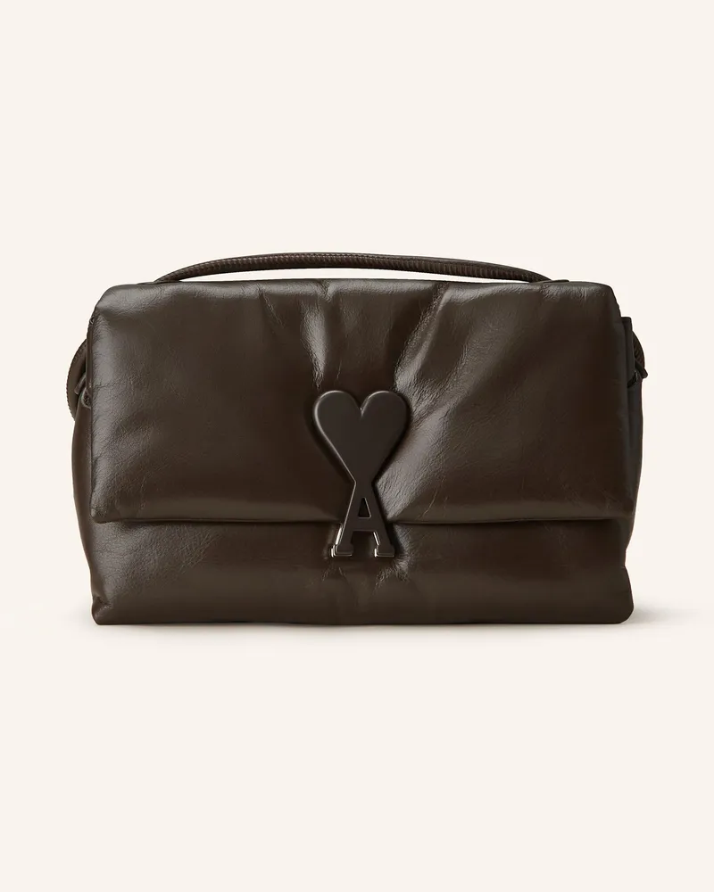 AMI Paris Schultertasche Voulez Vous braun Dunkelbraun