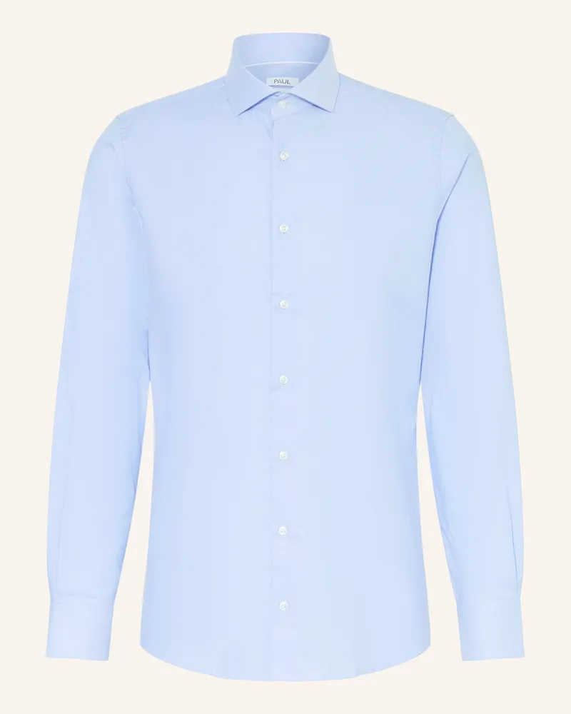 paul Hemd Shaped Fit blau Hellblau