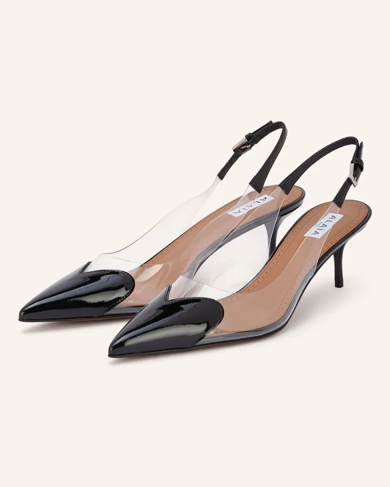 Alaïa Slingpumps Le Coeur schwarz Schwarz