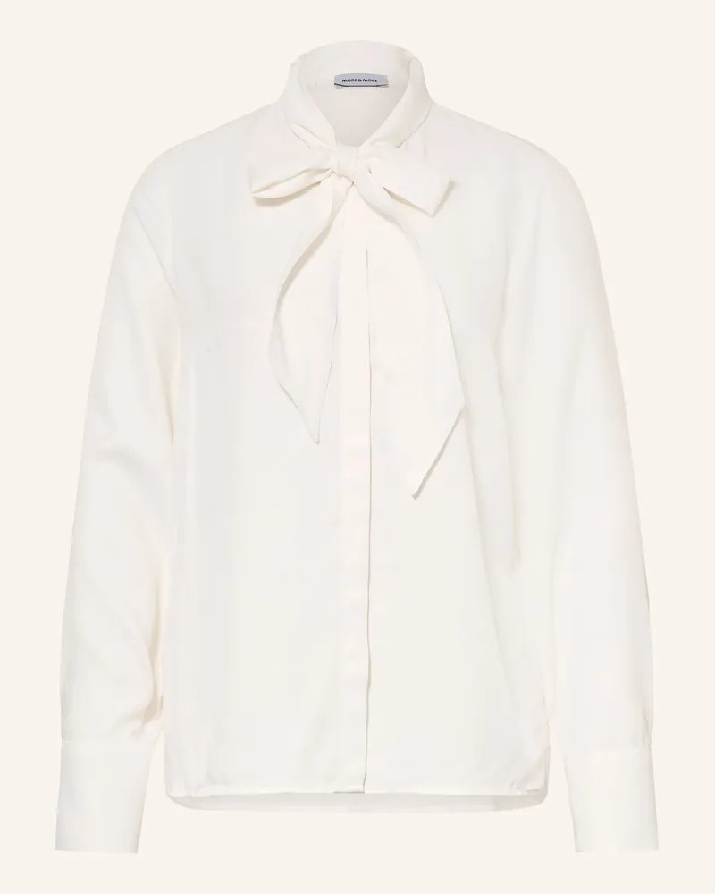 More & More Schluppenbluse weiss Creme