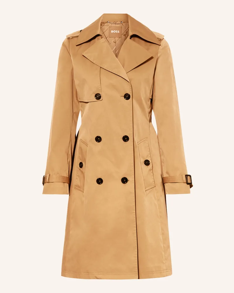 HUGO BOSS Trenchcoat Conry beige Camel