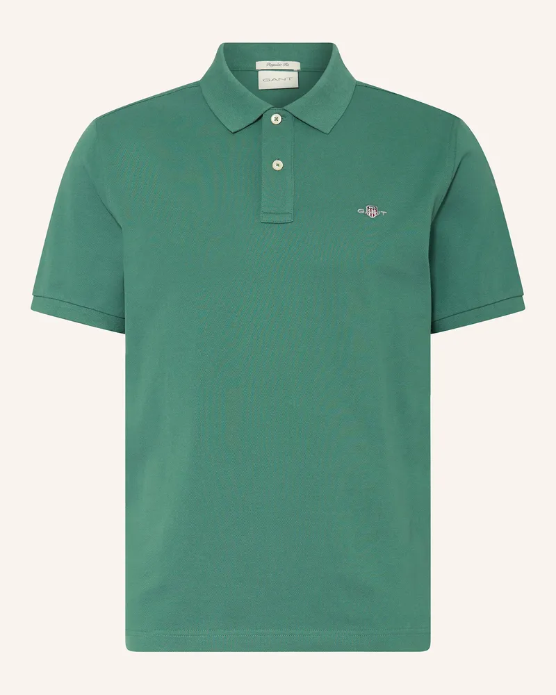 Gant Piqué-Poloshirt Regular Fit Grün